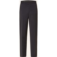 WILVORST Wilvorst Smoking-Hose Slim Fit Mit Galonstreifen blau
