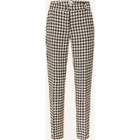 BRAX Tweed-Hose Maron schwarz