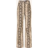 Mrs & HUGS Mrs & Hugs Hose In Lederoptik beige