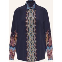 ETRO Etro Hemdbluse Aus Seide blau