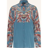ETRO Etro Hemdbluse Aus Seide blau