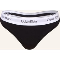 Calvin Klein String Icon Cotton Modal schwarz
