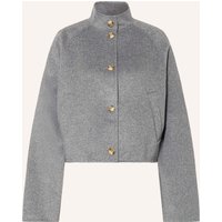 LOULOU DE SAISON Kastenjacke Nyma grau