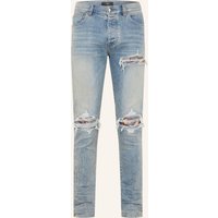 AMIRI Destroyed Jeans Crane Skinny Fit blau