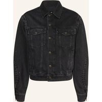 7 For All Mankind 7 For All Mankind Jeansjacke Mit Schmucksteinen schwarz