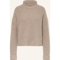 Princess GOES HOLLYWOOD Princess Goes Hollywood Rollkragenpullover Mit Schmucksteinen beige