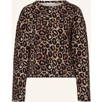darling harbour Darling Harbour Lounge-Sweatshirt braun