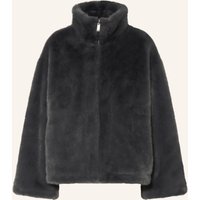 STUDIO AR Studio Ar Kunstpelz-Jacke Mara Zum Wenden schwarz