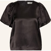 Part Two Part Two Blusenshirt Uriapw Aus Satin schwarz
