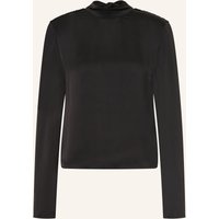 ROTATE Rotate Blusenshirt Aus Satin schwarz