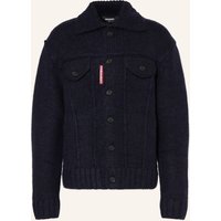 Dsquared2 Strickjacke Jean blau
