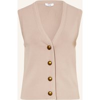 REISS Reiss Strickweste Gaia beige