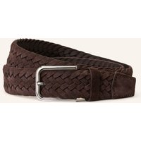 SCHUCHARD & FRIESE Schuchard & Friese Flechtgürtel Simone Aus Leder braun