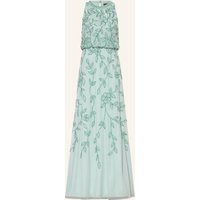Adrianna Papell Adrianna Papell Abendkleid Mit Pailletten Und Schmuckperlen blau