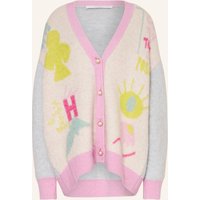 HERZEN'S ANGELEGENHEIT Herzen's Angelegenheit Strickjacke Mit Mohair rosa