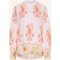 HERZEN'S ANGELEGENHEIT Herzen's Angelegenheit Blusenshirt Aus Seide Mit Rüschen rosa
