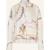 HERZEN'S ANGELEGENHEIT Herzen's Angelegenheit Blusenshirt Aus Seide weiss