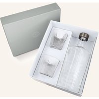 PAVEAU Paveau 3er-Set: Trinkgläser Und Flasche weiss