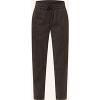 Juvia Juvia Hose Im Jogging-Stil In Lederoptik braun