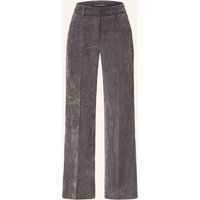 CAMBIO Marlenehose Amelie Aus Cord grau