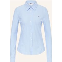 Tommy Hilfiger Tommy Hilfiger Hemdbluse Aus Piqué blau