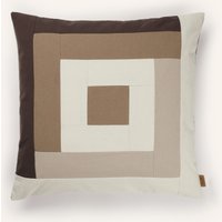 Ferm LIVING Ferm Living Dekokissenhülle Border Patchwork beige
