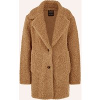 Marc Cain Strickmantel Aus Bouclé braun