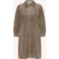 Part Two Part Two Hemdblusenkleid Eyvorpw Aus Cord beige