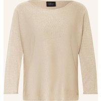 s.Oliver BLACK LABEL Pullover Mit Glitzergarn gold