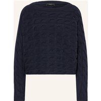 Oui Pullover Sirah blau