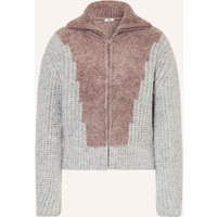 mavi Strickjacke grau
