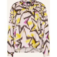 grace Grace Blusenshirt Aus Satin weiss