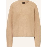 Boss Pullover Fenne Mit Alpaka beige
