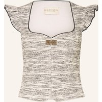 KRÜGER Krüger Trachtenmieder Selestia Aus Tweed weiss