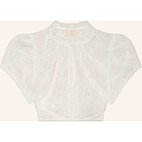 KRÜGER Krüger Dirndlbluse Jacira Aus Spitze Mit Rüschen weiss