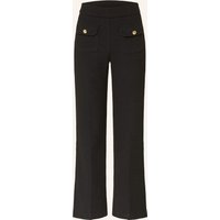CAMBIO Strickhose Aus Bouclé schwarz