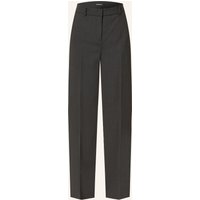 CAMBIO Marlenehose Mit Galonstreifen grau