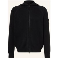 Stone Island Strickjacke Ghost Aus Cashmere schwarz