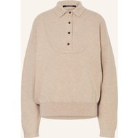 JACQUEMUS Pullover La Maille Vareuse Pallone beige