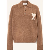 AMI PARIS Ami Paris Pullover Mit Alpaka braun