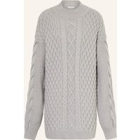 PATRIZIA PEPE Oversized-Pullover Mit Alpaka grau
