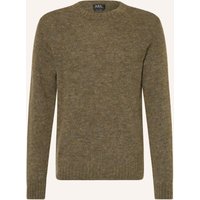 A.P.C. Pullover Lucas Mit Alpaka gruen