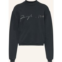 rough. Sweatshirt schwarz