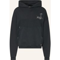 rough. Rough. Hoodie schwarz