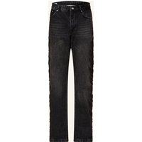 rough. Rough. Wide Leg Jeans Amity Regular Fit schwarz