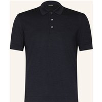 ZEGNA Zegna Jersey-Poloshirt blau
