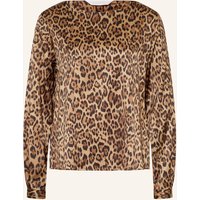 ROBERT FRIEDMAN Robert Friedman Blusenshirt Tea Aus Satin braun