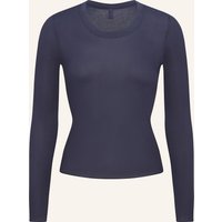 SKIMS Skims Lounge-Shirt Sheer Cotton lila