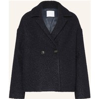 Rich & Royal Bouclé-Jacke blau
