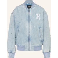 ELIAS RUMELIS Elias Rumelis Jeansblouson Isla Mit Schmucksteinen blau